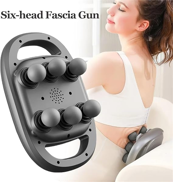 6-Head Electric Body Massager Machine – Multi-Point Deep Tissue Relaxation