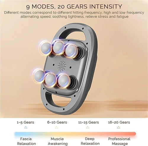 6-Head Electric Body Massager Machine – Multi-Point Deep Tissue Relaxation
