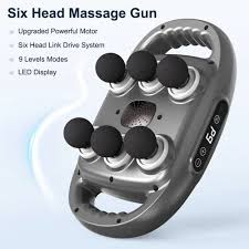 6-Head Electric Body Massager Machine – Multi-Point Deep Tissue Relaxation