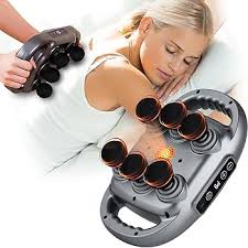 6-Head Electric Body Massager Machine – Multi-Point Deep Tissue Relaxation