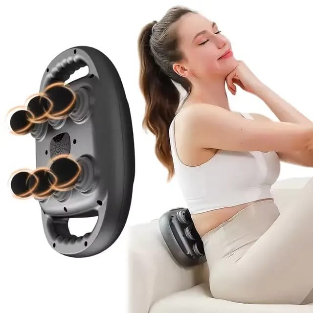 6-Head Electric Body Massager Machine – Multi-Point Deep Tissue Relaxation