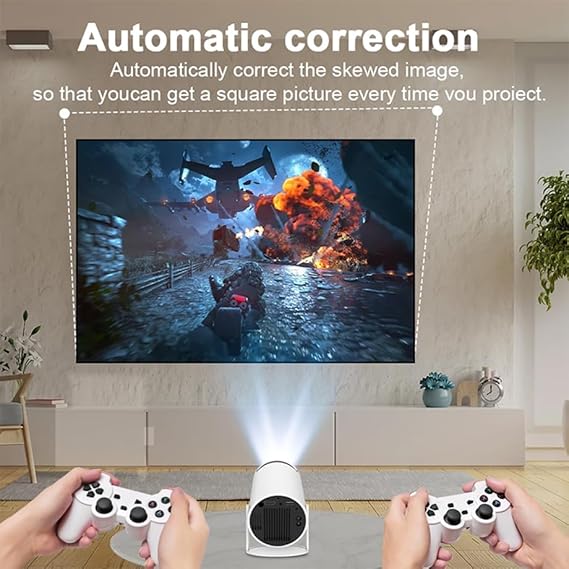 Wireless Game Projector 2-in-1 with Professional Chip