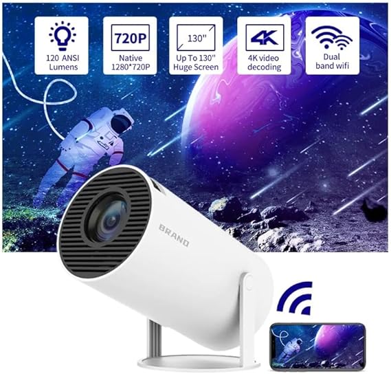 Wireless Game Projector 2-in-1 with Professional Chip